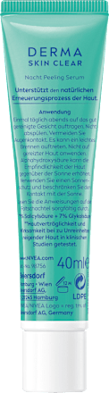 Peeling Serum Nacht Derma Skin Clear, 40 ml