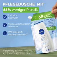 Pflegedusche Creme Soft & Almond Oil Nachfüllpack, 500 ml