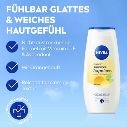 Pflegedusche summer happiness, 250 ml