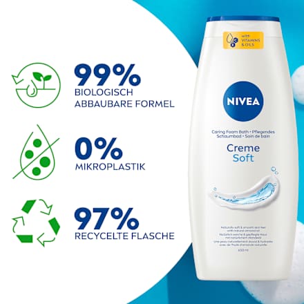 Schuimbadcrème zacht, 650 ml