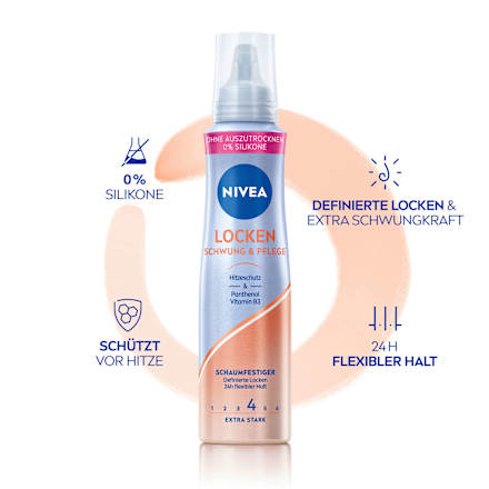 Schaumfestiger Locken Schwung & Pflege, 150 ml