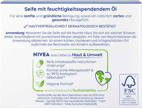 Zeepblok Crème Soft verzorgende zeep, 100 g