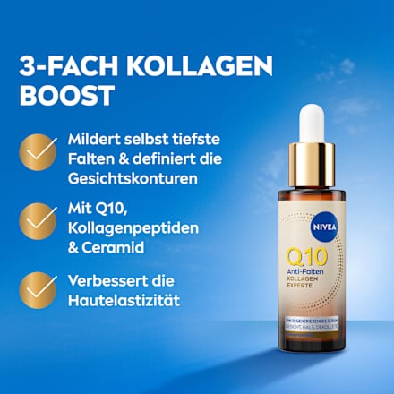 Serum Q10 Anti Falten Kollagen Experte 3in1 regenerierend, 30 ml