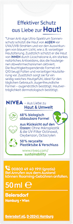 Sonnencreme Gesicht Anti Age, LSF 50, 50 ml NIVEA SUN
