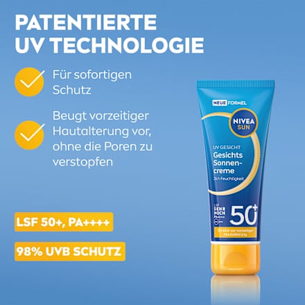 Sonnencreme Gesicht LSF 50+, 40 ml