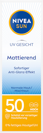 Sonnencreme Gesicht mattierend, LSF 50, 50 ml NIVEA SUN