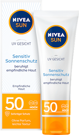 Sonnencreme Gesicht sensitiv LSF 50, 50 ml NIVEA SUN