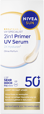 Sonnenfluid 2in1 Primer & UV Serum, LSF 50+, 30 ml