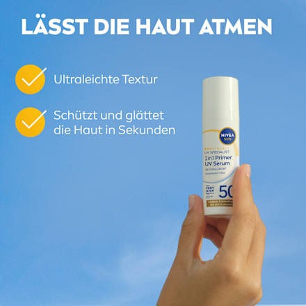 Sonnenfluid 2in1 Primer & UV Serum, LSF 50+, 30 ml