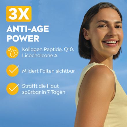 Sonnenfluid Gesicht Anti Age Q10, LSF 50+, 40 ml