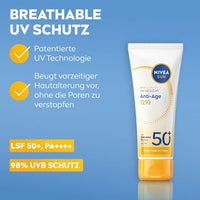 Sonnenfluid Gesicht Anti Age Q10, LSF 50+, 40 ml