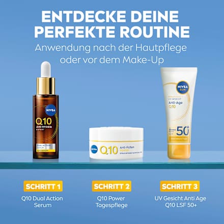 Sonnenfluid Gesicht Anti Age Q10, LSF 50+, 40 ml