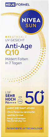 Sonnenfluid Gesicht Anti Age Q10, LSF 50+, 40 ml