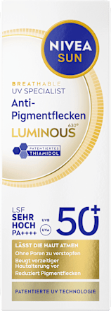 Sonnenfluid Gesicht Anti Pigmentflecken LSF 50+, 40 ml