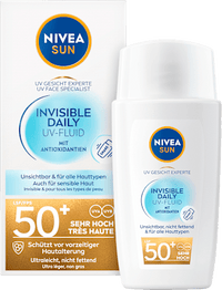 Sonnenfluid Gesicht invisible daily LSF 50+, 40 ml NIVEA SUN
