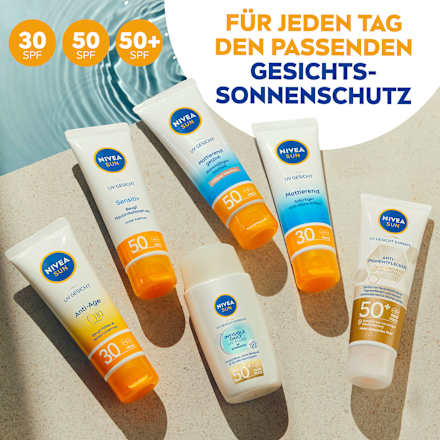 Sonnenfluid Gesicht invisible daily LSF 50+, 40 ml NIVEA SUN
