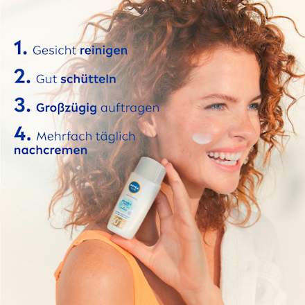 Sonnenfluid Gesicht invisible daily LSF 50+, 40 ml NIVEA SUN