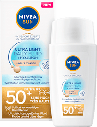 Sonnenfluid Gesicht leicht getönt, invisible daily, LSF 50+, 40 ml NIVEA SUN