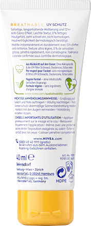 Sonnenfluid Gesicht mattierend, LSF 50+, 40 ml