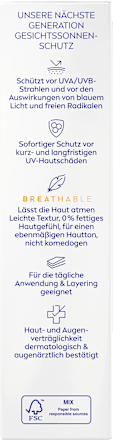 Sonnenfluid Gesicht mattierend & getönt, LSF 50+, 40 ml