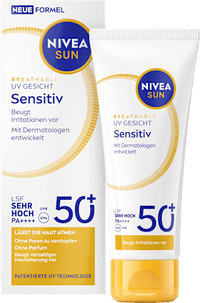 Sonnenfluid Gesicht sensitiv, LSF 50+, 40 ml