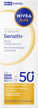 Sonnenfluid Gesicht sensitiv, LSF 50+, 40 ml