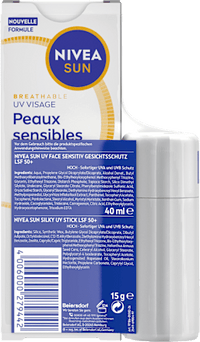 Sonnenfluid sensitiv Gesicht LSF 50+ & Sonnenstick sensitiv LSF 50+, 1 St