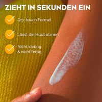 Sonnenmilch invisible finish, Schutz & Pflege, LSF 50+, 150 ml