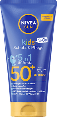 Sonnenmilch Kids Schutz & Pflege LSF 50, Reisegröße, 50 ml