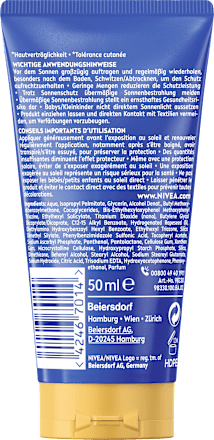 Sonnenmilch Kids Schutz & Pflege LSF 50, Reisegröße, 50 ml