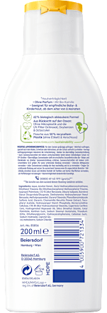 Sonnenmilch Kids, Schutz & Pflege sensitiv, LSF 50+, 200 ml NIVEA SUN