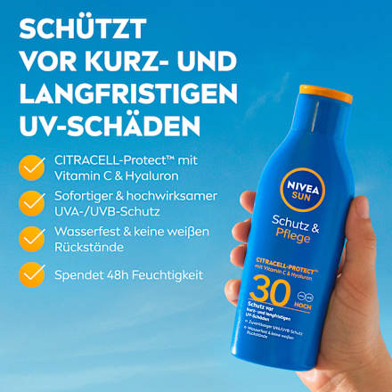 Sonnenmilch Schutz & Pflege LSF 30, 200 ml