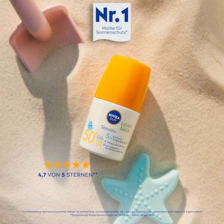 Sonnenroller babies & kids sensitiv LSF 50+, 50 ml
