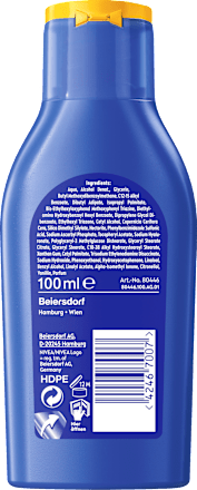 Sonnenschutz Milch Schutz & Pflege, LSF 50+, Reisegröße, 100 ml