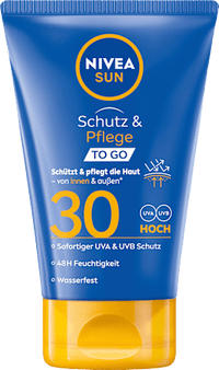 Sonnenspray Schutz & Bräune LSF 30 + gratis Mini Schutz & Pflege LSF 30, 200 ml NIVEA SUN
