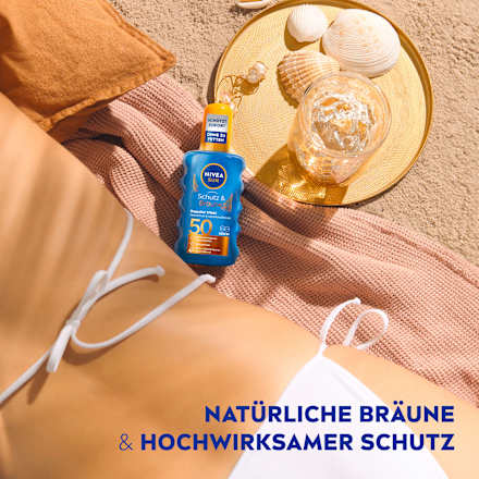 Sonnenspray Schutz & Bräune LSF 50, 200 ml