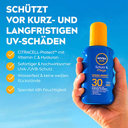 Sonnenspray Schutz & Pflege LSF 30, 200 ml