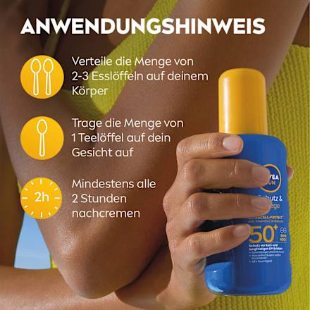 Sonnenspray Schutz & Pflege LSF 50+, 200 ml