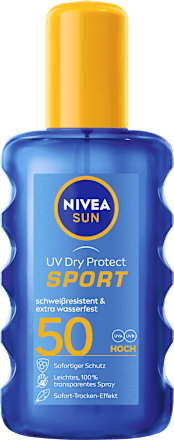 Sonnenspray UV dry protect Sport, LSF 50, 200 ml