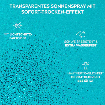 Sonnenspray UV dry protect Sport, LSF 50, 200 ml