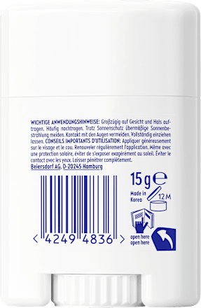 Sonnenstick Gesicht, silky UV stick, LSF 50+, 15 g