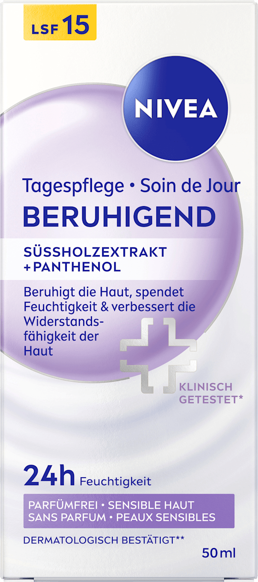 NIVEA Tagescreme Essentials Feuchtigkeit & Sensitiv, 50 ml