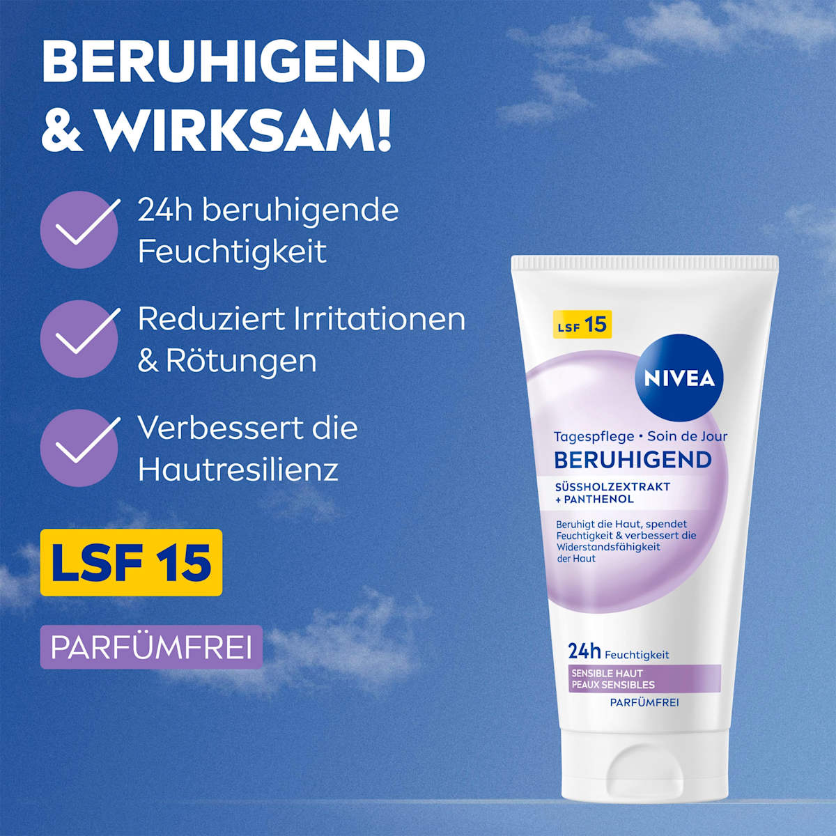 NIVEA Tagescreme Essentials Feuchtigkeit & Sensitiv, 50 ml