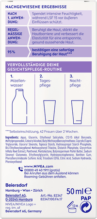 NIVEA Tagescreme Essentials Feuchtigkeit & Sensitiv, 50 ml