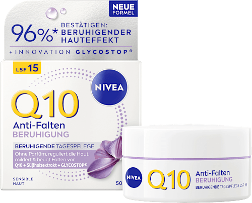 Tagescreme Q10  Anti-Falten Sensitiv, 50 ml