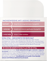 Tagescreme Vital Anti-Falten Intensiv Plus LSF15, 50 ml