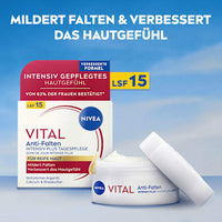 Tagescreme Vital Anti-Falten Intensiv Plus LSF15, 50 ml