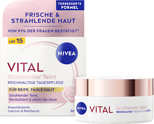 Tagescreme Vital strahlender Teint reichhaltig, 50 ml
