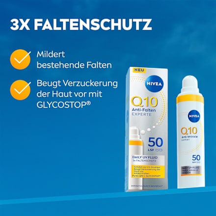 Tagespflegefluid Q10 UV LSF 50, 40 ml NIVEA