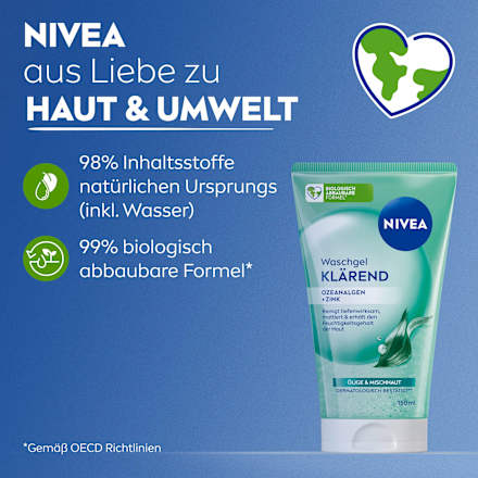 Waschgel mit klärenden Peeling-Partikeln, 150 ml